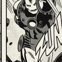 Komar Vliestapete »Marvel Classic Comic Panel Monochrome« bedruckt glatt Rolle mit 212 x 250 cm