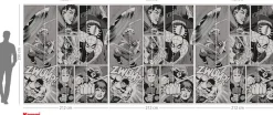 Komar Vliestapete »Marvel Classic Comic Panel Monochrome« bedruckt glatt Rolle mit 212 x 250 cm