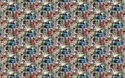 Komar Vliestapete »Marvel Comic Panel« bedruckt glatt Rolle mit 53 x 1005 cm