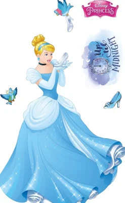 Komar Vliestapete »Selbstklebende Vlies - Cinderella XXL - Größe 127 x 200 cm« bedruckt glatt Kinderzimmer