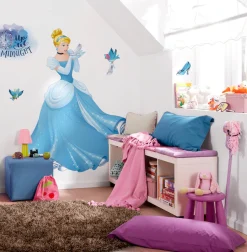 Komar Vliestapete »Selbstklebende Vlies - Cinderella XXL - Größe 127 x 200 cm« bedruckt glatt Kinderzimmer