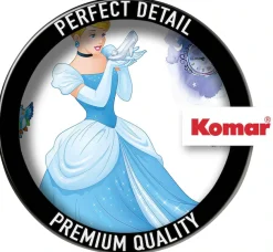 Komar Vliestapete »Selbstklebende Vlies - Cinderella XXL - Größe 127 x 200 cm« bedruckt glatt Kinderzimmer