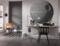 Komar Vliestapete »Selbstklebende Vlies - Star Wars XXL Death Star - Größe 127 x 127 cm« bedruckt glatt Kinderzimmer