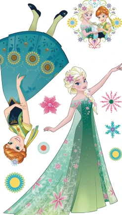Komar Vliestapete »Selbstklebende Vlies - Frozen Springtime XXL - Größe 127 x 200 cm« bedruckt glatt Kinderzimmer