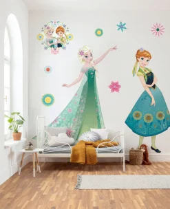 Komar Vliestapete »Selbstklebende Vlies - Frozen Springtime XXL - Größe 127 x 200 cm« bedruckt glatt Kinderzimmer