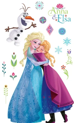 Komar Vliestapete »Selbstklebende Vlies - Frozen Nordic Summer XXL - Größe 127 x 200 cm« bedruckt glatt Kinderzimmer