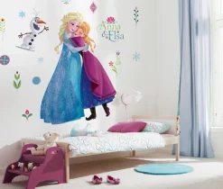 Komar Vliestapete »Selbstklebende Vlies - Frozen Nordic Summer XXL - Größe 127 x 200 cm« bedruckt glatt Kinderzimmer