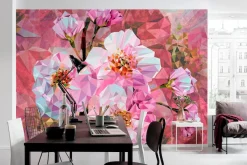 Komar Vliestapete »Vlies- Blooming Gems - Größe 368 x 248 cm« bedruckt glatt Wohnzimmer, Schlafzimmer