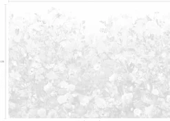 Komar Vliestapete »Vlies- Botanica - Größe 368 x 248 cm« bedruckt glatt Wohnzimmer, Schlafzimmer