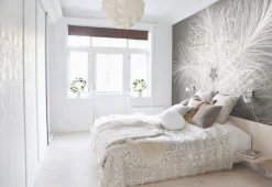 Komar Vliestapete »Vlies- Federstern - Größe 368 x 248 cm« bedruckt glatt Wohnzimmer, Schlafzimmer