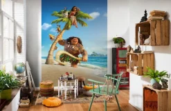 Komar Vliestapete »Vlies- Moana and Maui - Größe 184 x 248 cm« bedruckt glatt Kinderzimmer