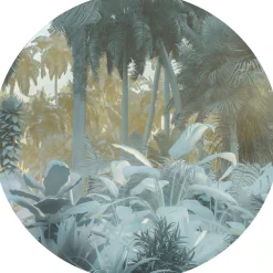 Komar Vliestapete »Vlies selbstklebend - Exotic Jungle - Größe 125 x 125 cm« bedruckt glatt Wohnzimmer, Schlafzimmer