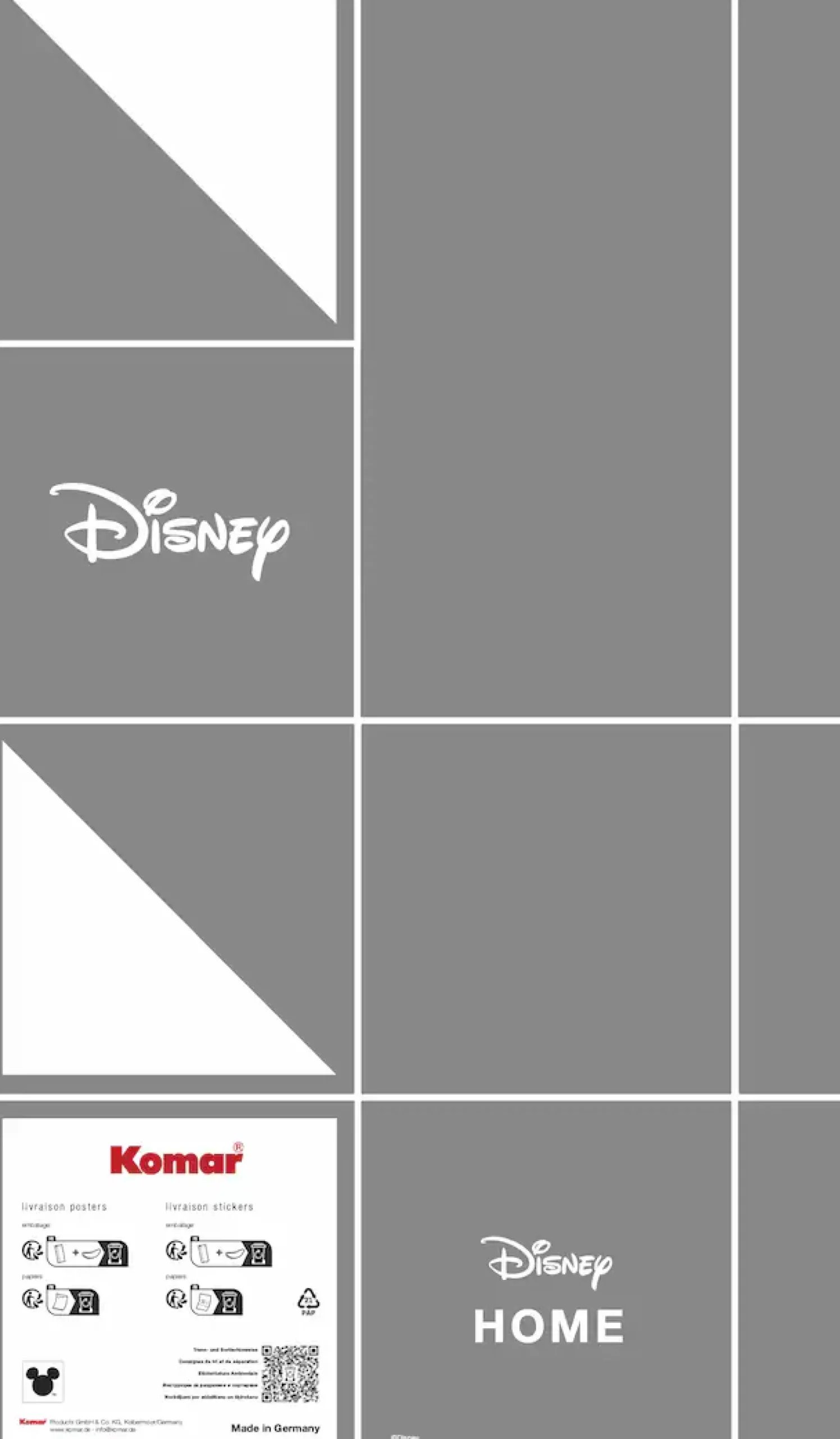 Komar Wandbild »Disney Frozen Pastell Lights« Disney Set, 1 Stk. tlg. 40 x 50 cm (Breite x Höhe) - Kinderzimmer, Dekoration