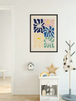Komar Wandbild »Disney The Lion King Between Flowers« Disney Set, 1 Stk. tlg. 30 x 40 cm (Breite x Höhe) - Kinderzimmer, Dekoration