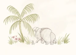 Komar Wandbild »Follow me Dumbo!« Disney Set, 1 Stk. tlg. 70 x 50 cm (Breite x Höhe) - Kinderzimmer, Dekoration