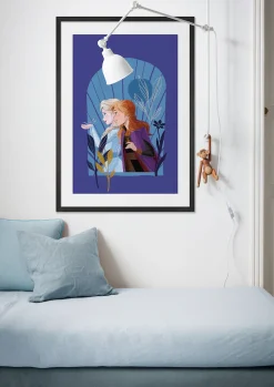 Komar Wandbild »Frozen Mockingbird« Disney Set, 1 Stk. tlg. 40 x 50 cm (Breite x Höhe) - Kinderzimmer, Dekoration