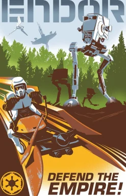 Komar Wandbild »Star Wars Defend the Empire« Disney Set, 1 Stk. tlg. 30 x 40 cm (Breite x Höhe) - Kinderzimmer, Dekoration