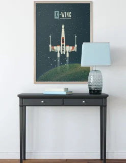 Komar Wandbild »Star Wars Geeky X-Wing« Disney Set, 1 Stk. tlg. 50 x 70 cm (Breite x Höhe) - Kinderzimmer, Dekoration