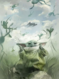 Komar Wandbild »Star Wars The Mandalorian Grogu Frogs« Disney Set, 1 Stk. tlg. 30 x 40 cm (Breite x Höhe) - Kinderzimmer, Dekoration