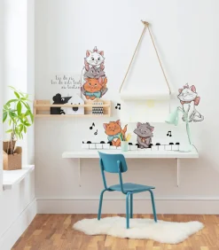 Komar Wandtattoo »Aristocats Kittens - Größe 50 x 70 cm« selbstklebend, Wandsticker, Kinderzimmer