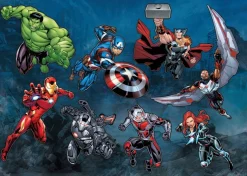 Komar Wandtattoo »Avengers Crew - Größe 50 x 70 cm« selbstklebend, Wandsticker, Kinderzimmer