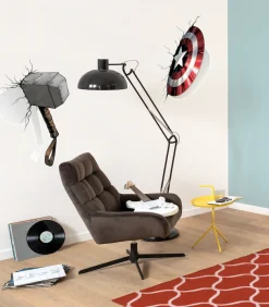 Komar Wandtattoo »Avengers Powerful Weapons - Größe 50 x 70 cm« selbstklebend, Wandsticker, Kinderzimmer