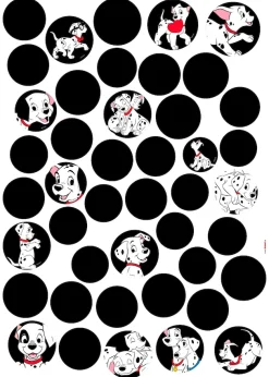 Komar Wandtattoo »101 Dalmatiner Dots - Größe 50 x 70 cm« selbstklebend, Wandsticker, Kinderzimmer