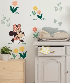 Komar Wandtattoo »Disney Minnie Mouse Beauty in Bloom« 50 x 70 cm (Breite x Höhe) - Kinderzimmer, Wandsticker
