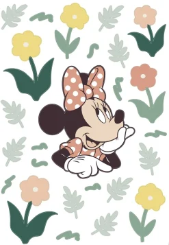 Komar Wandtattoo »Disney Minnie Mouse Beauty in Bloom« 50 x 70 cm (Breite x Höhe) - Kinderzimmer, Wandsticker