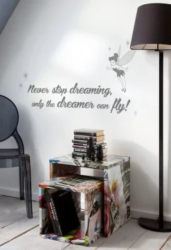 Komar Wandtattoo »Disney Never stop dreaming - Größe 50 x 70 cm« selbstklebend, Wandsticker, Kinderzimmer