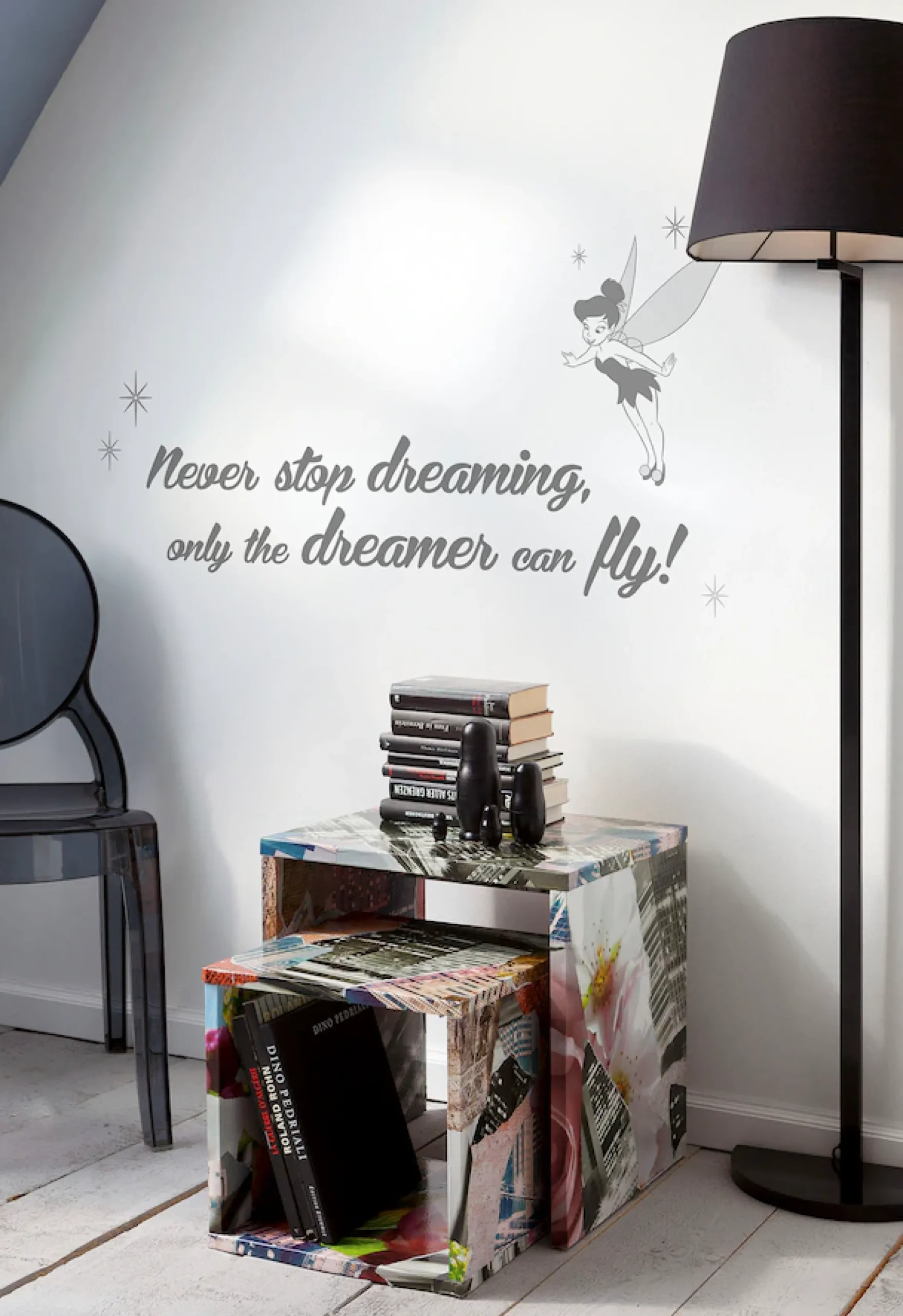 Komar Wandtattoo »Disney Never stop dreaming - Größe 50 x 70 cm« selbstklebend, Wandsticker, Kinderzimmer