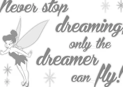 Komar Wandtattoo »Disney Never stop dreaming - Größe 50 x 70 cm« selbstklebend, Wandsticker, Kinderzimmer