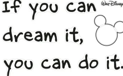 Komar Wandtattoo »Disney You can do it - Größe 50 x 70 cm« selbstklebend, Wandsticker, Kinderzimmer