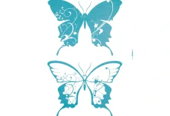 Komar Wandtattoo »Farfalle - Größe 50 x 70 cm« selbstklebend, Wandsticker