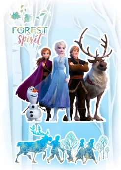 Komar Wandtattoo »Frozen 2 - Forest Spirit - Größe 50 x 70 cm« selbstklebend, Wandsticker, Kinderzimmer