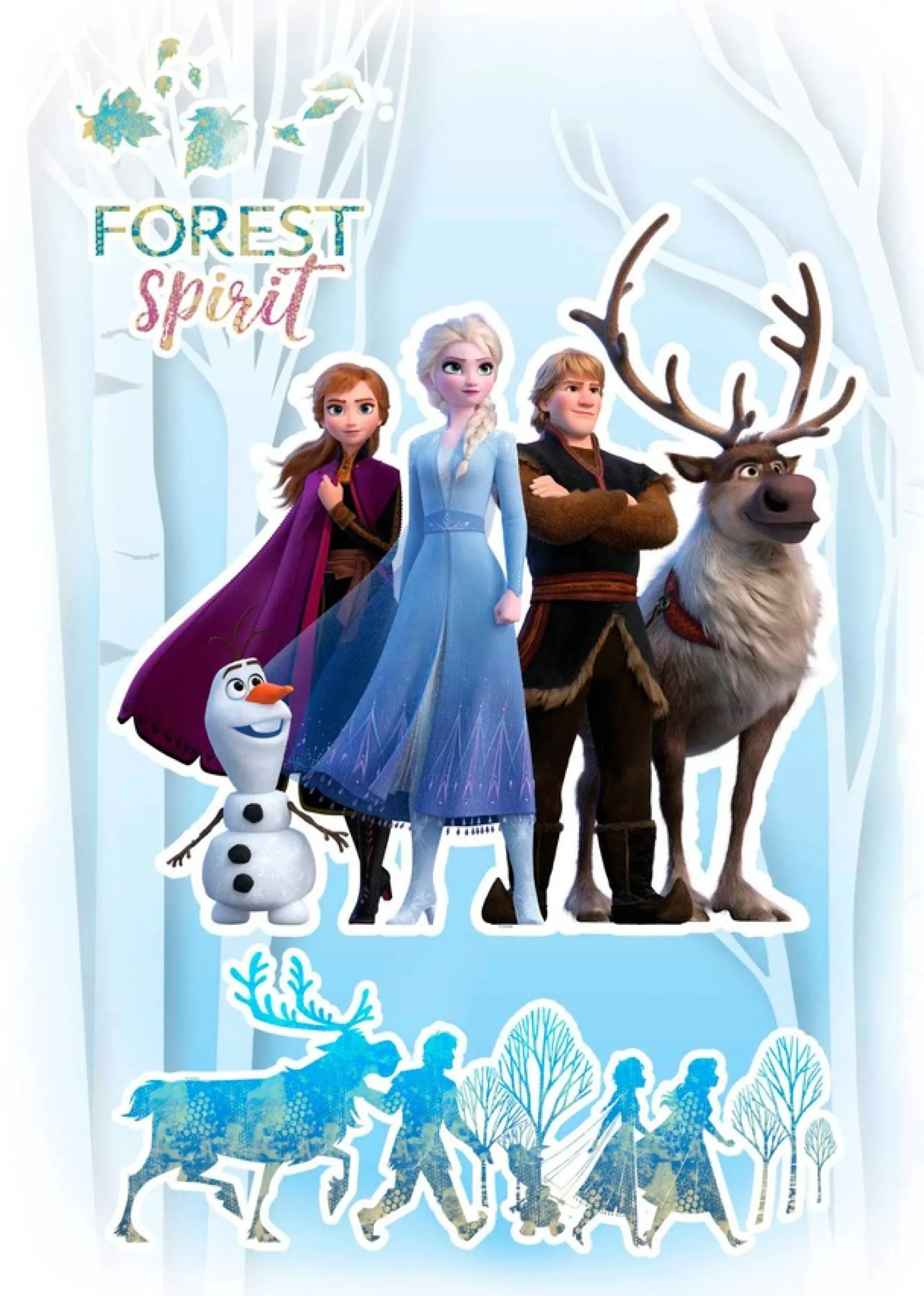 Komar Wandtattoo »Frozen 2 - Forest Spirit - Größe 50 x 70 cm« selbstklebend, Wandsticker, Kinderzimmer