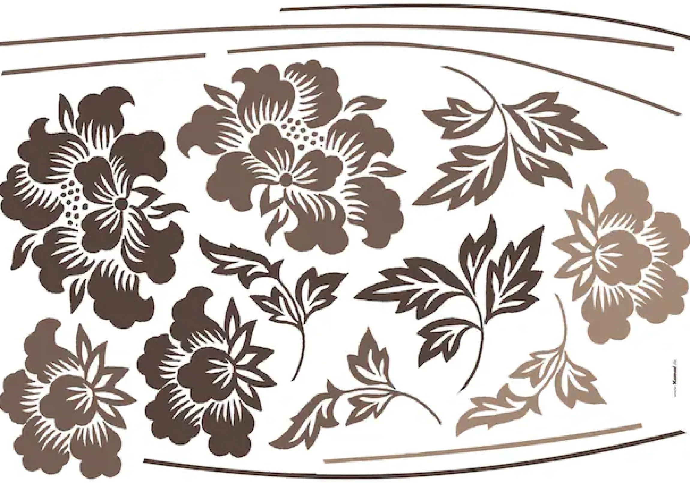 Komar Wandtattoo »Grace - Größe 100 x 70 cm« selbstklebend, Wandsticker