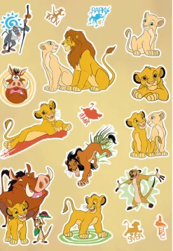 Komar Wandtattoo »Lion King Circle of Life - Größe 50 x 70 cm« selbstklebend, Wandsticker, Kinderzimmer