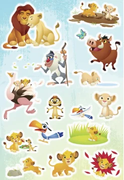 Komar Wandtattoo »Lion King Wildlife - Größe 50 x 70 cm« selbstklebend, Wandsticker, Kinderzimmer