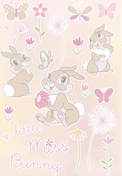 Komar Wandtattoo »Little Miss Bunny - Größe 50 x 70 cm« selbstklebend, Wandsticker, Kinderzimmer
