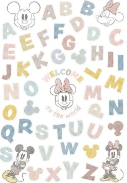 Komar Wandtattoo »Mickey Alphabet - Größe 50 x 70 cm« selbstklebend, Wandsticker, Kinderzimmer
