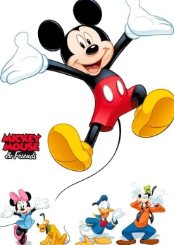 Komar Wandtattoo »Mickey and Friends - Größe 50 x 70 cm« selbstklebend, Wandsticker, Kinderzimmer