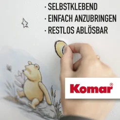 Komar Wandtattoo »Mickey Counting Sheeps - Größe 50 x 70 cm« selbstklebend, Wandsticker, Kinderzimmer