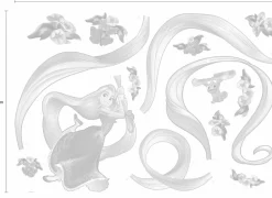 Komar Wandtattoo »Rapunzel - Größe 100 x 70 cm« selbstklebend, Wandsticker, Kinderzimmer