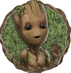 Komar Wandtattoo »selbstklebendes Vlies - Groot Little Twig - Größe 125 x 125 cm« rund und selbstklebend