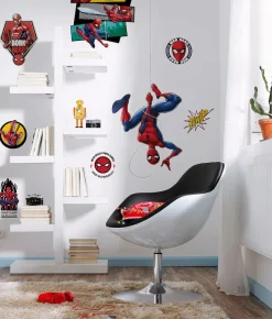 Komar Wandtattoo »Spider-Man Web Head - Größe 100 x 70 cm« selbstklebend, Wandsticker, Kinderzimmer