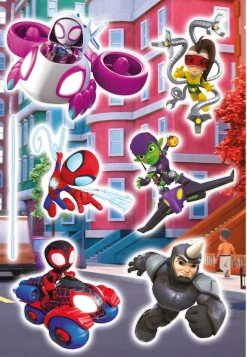 Komar Wandtattoo »Spidey and His Amazing Friends Chasing - Größe 50 x 70 cm« selbstklebend, Wandsticker, Kinderzimmer