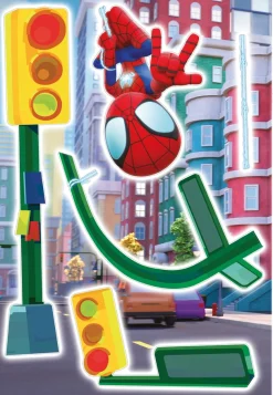 Komar Wandtattoo »Spidey and His Amazing Friends Lamp Swing - Größe 50 x 70 cm« selbstklebend, Wandsticker, Kinderzimmer