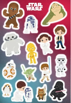 Komar Wandtattoo »Star Wars Little Heroes - Größe 50 x 70 cm« selbstklebend, Wandsticker, Kinderzimmer