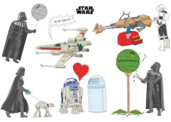 Komar Wandtattoo »Star Wars Treatment - Größe 100 x 70 cm« selbstklebend, Wandsticker, Kinderzimmer